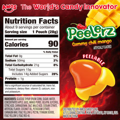 Peelerz - Peelable Chili Mango Gummy Box - 8.47oz