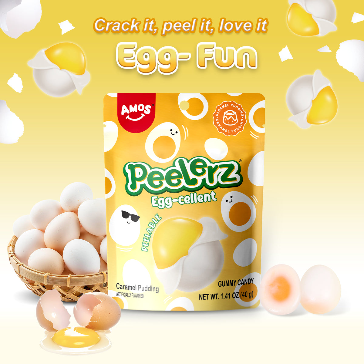 Peelerz - Peelable Gummy Egg - 40g/bag