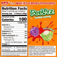 Peelerz - Peelable Gummy Jack-o'-lantern - Pumpkin Decoration