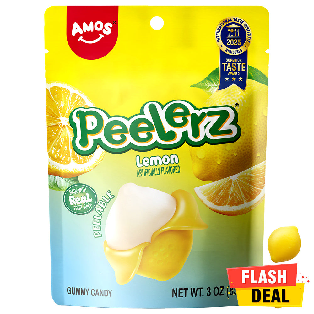 Peelerz - Bonbons pelables (nouveau mélange de saveurs - litchi + ananas + mangue) - 608 g 