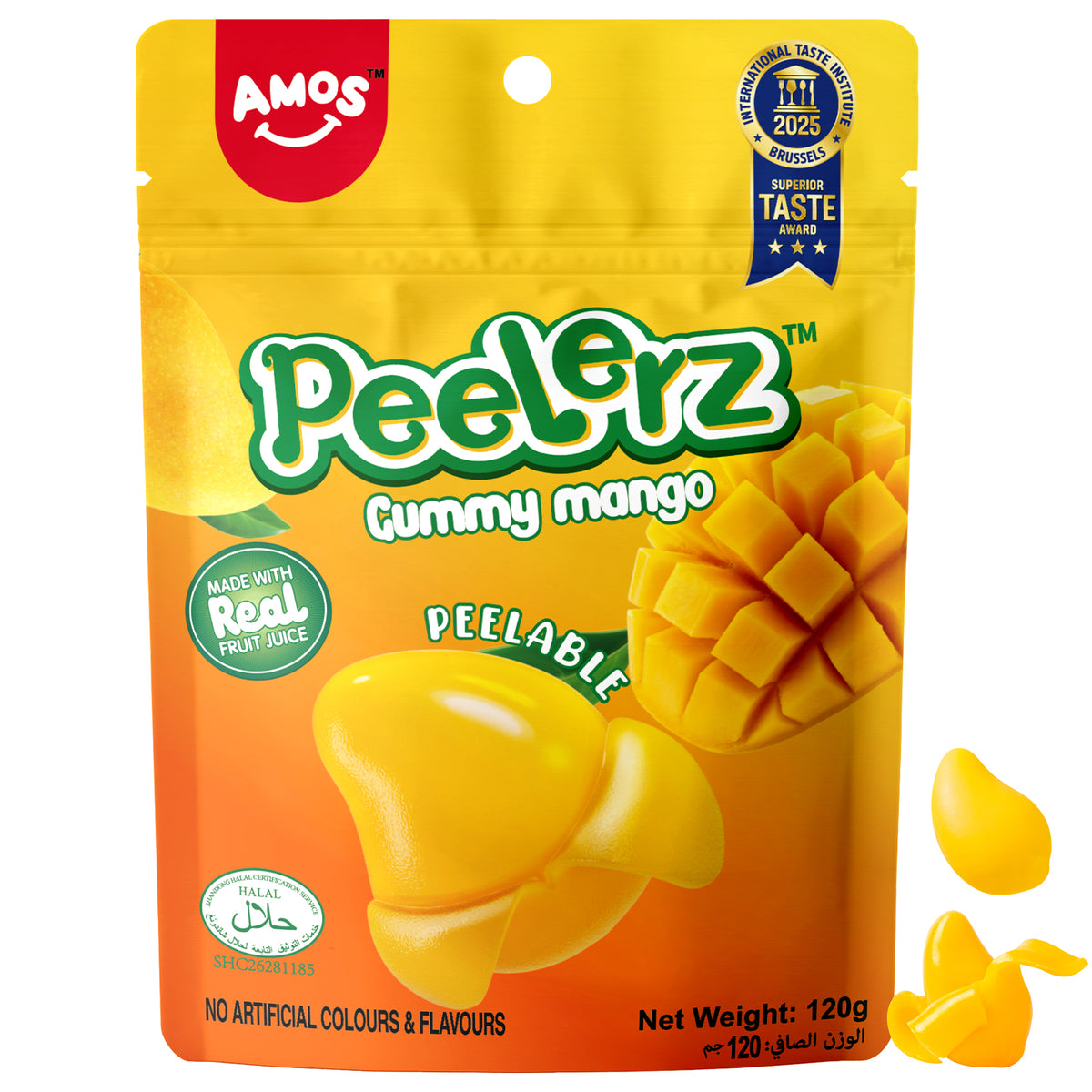 Peelerz - Peelable Mango Gummy - 120g/bag - Halal