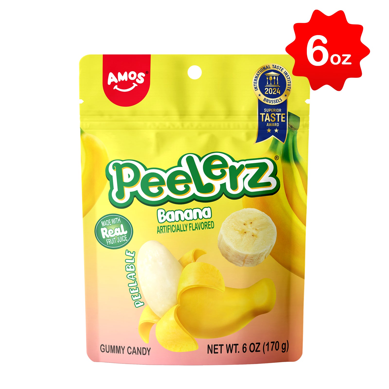 Peelerz - Bonbons pelables (nouveau mélange de saveurs - litchi + ananas + mangue) - 608 g 