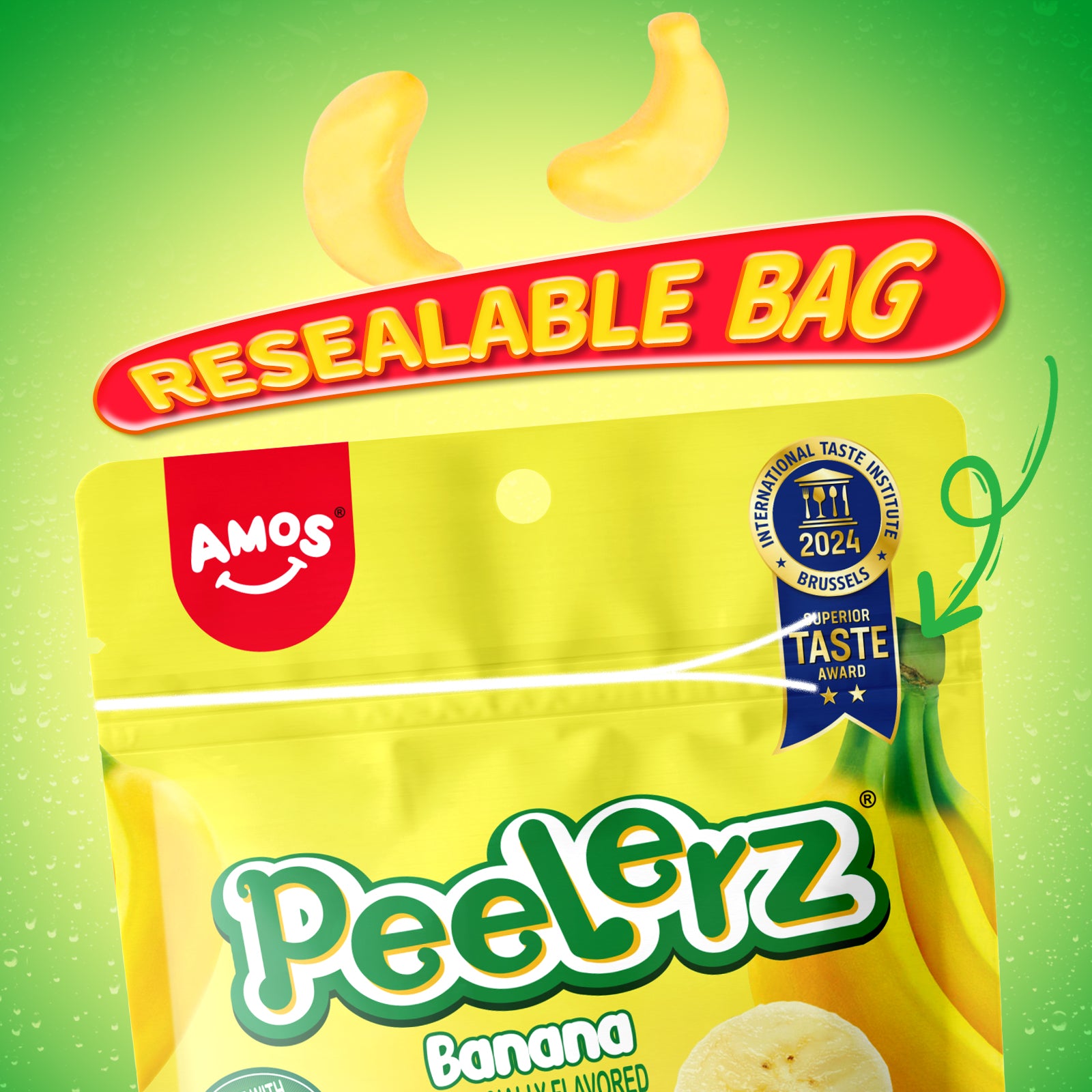 Peelerz - Bonbons pelables (nouveau mélange de saveurs - litchi + ananas + mangue) - 608 g 