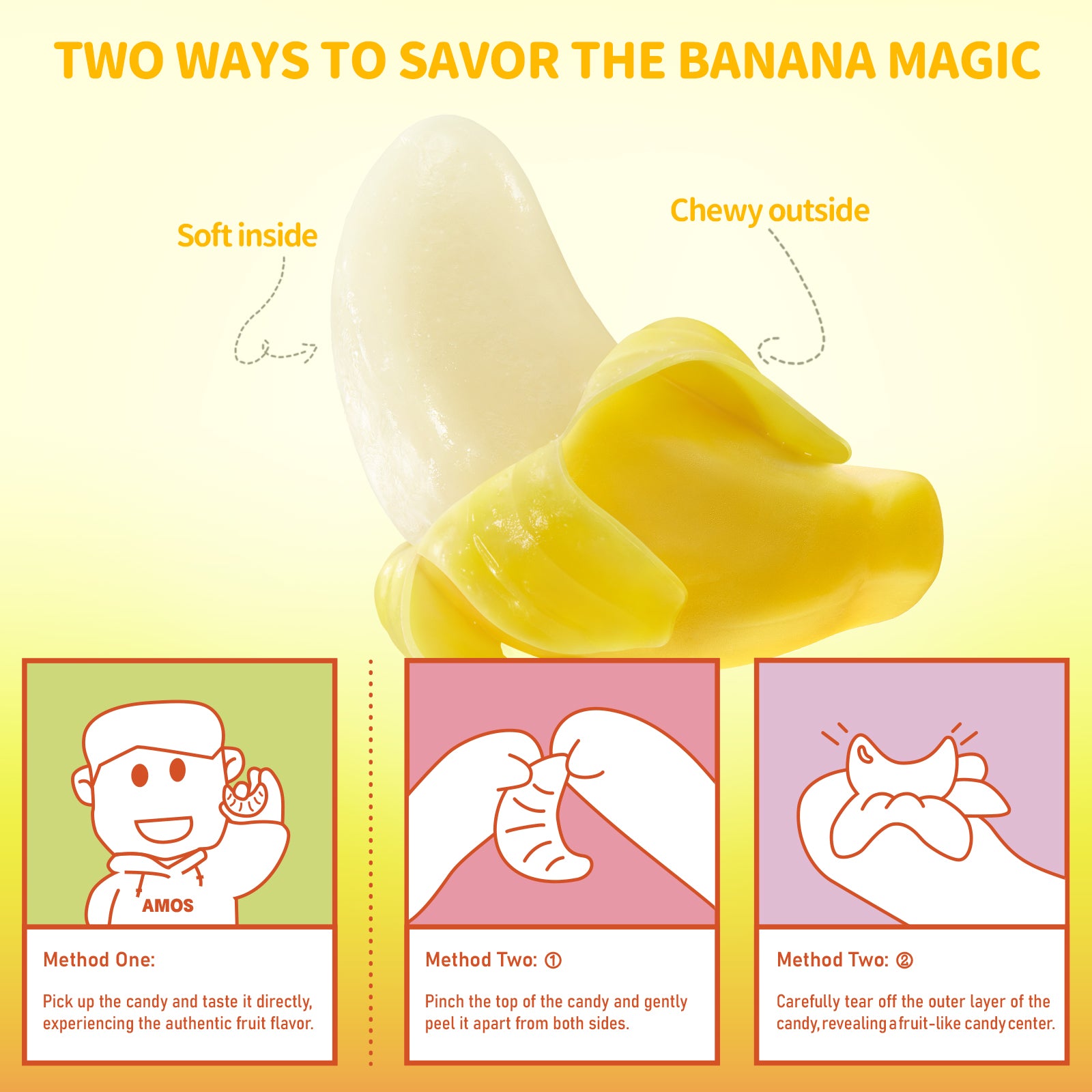 Peelerz - Bonbons pelables (nouveau mélange de saveurs - litchi + ananas + mangue) - 608 g 