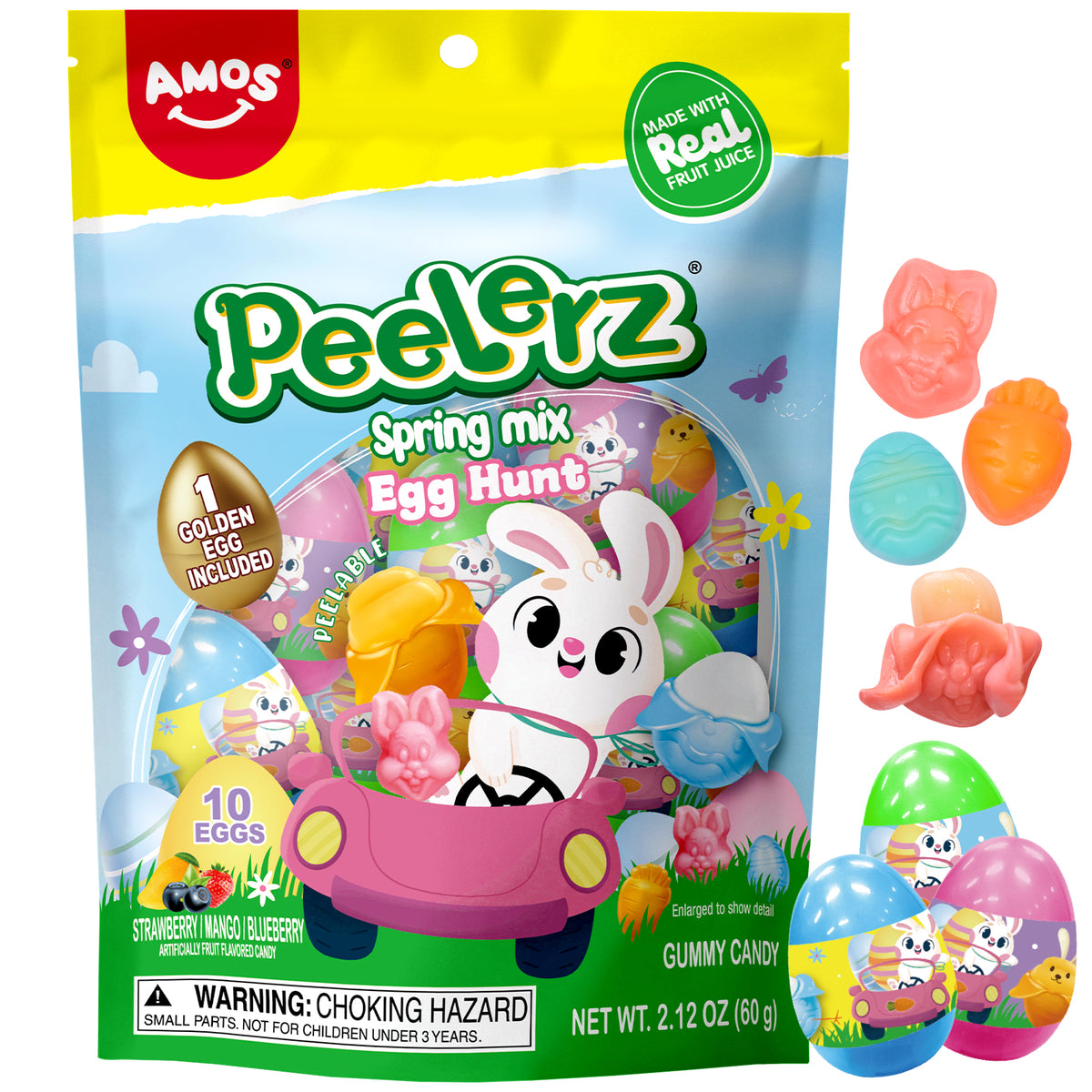 Peelerz - Peelable Gummy Easter Egg - 2.12oz