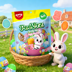 Peelerz - Bonbons pelables (nouveau mélange de saveurs - litchi + ananas + mangue) - 608 g 