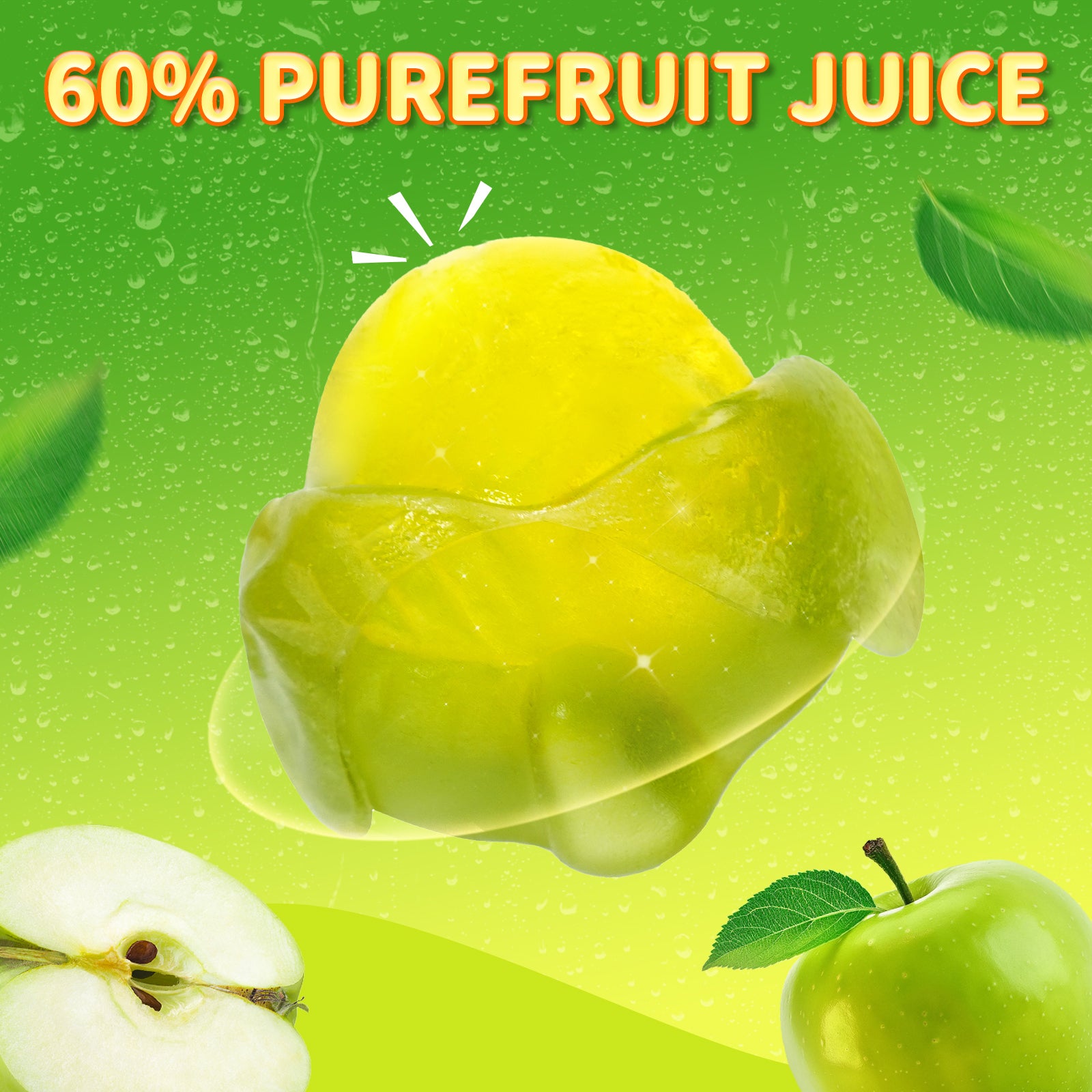 Peelerz - Peelable Gummy Green Apple Flavor - 6oz
