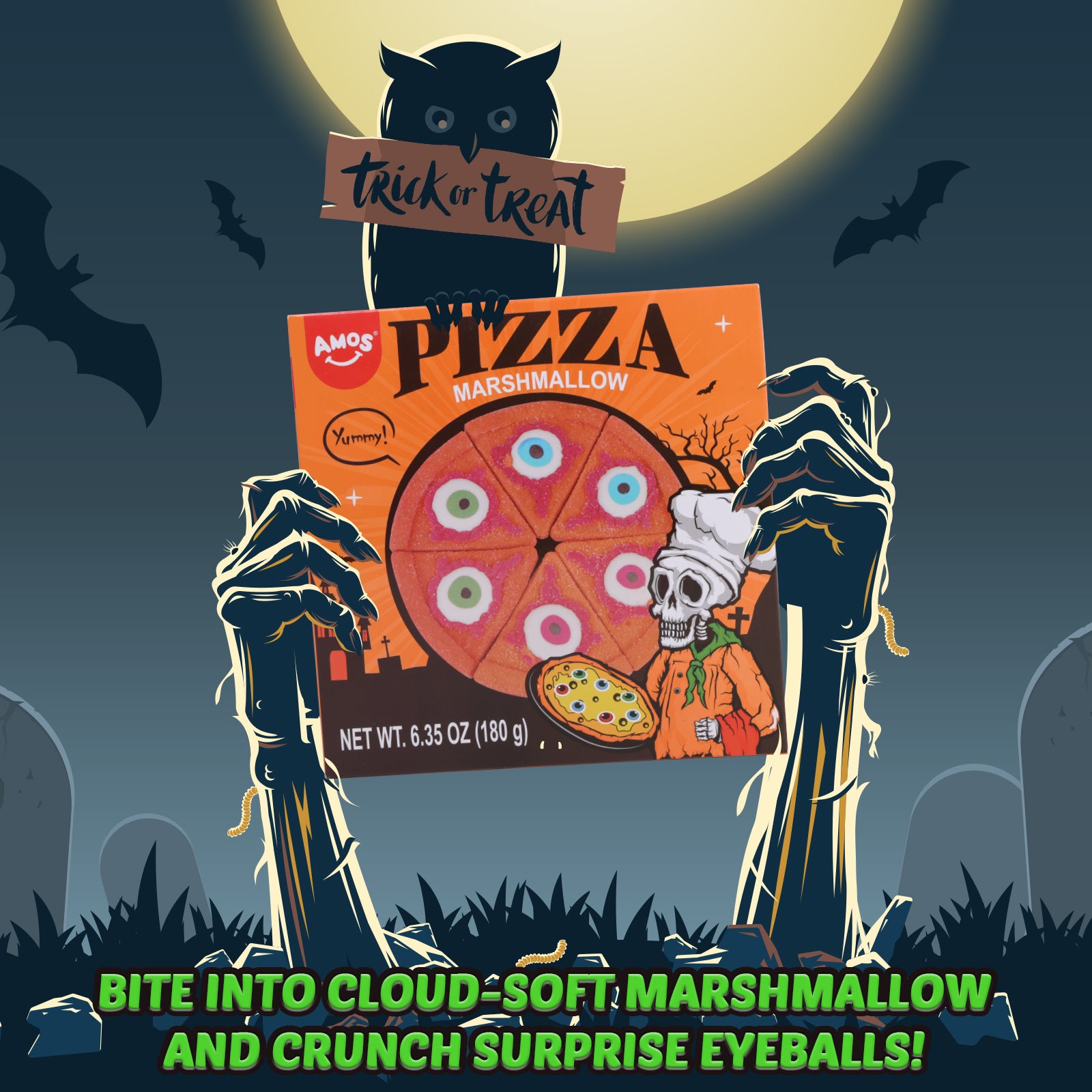 Marshmallow - Halloween Pizza - 180g