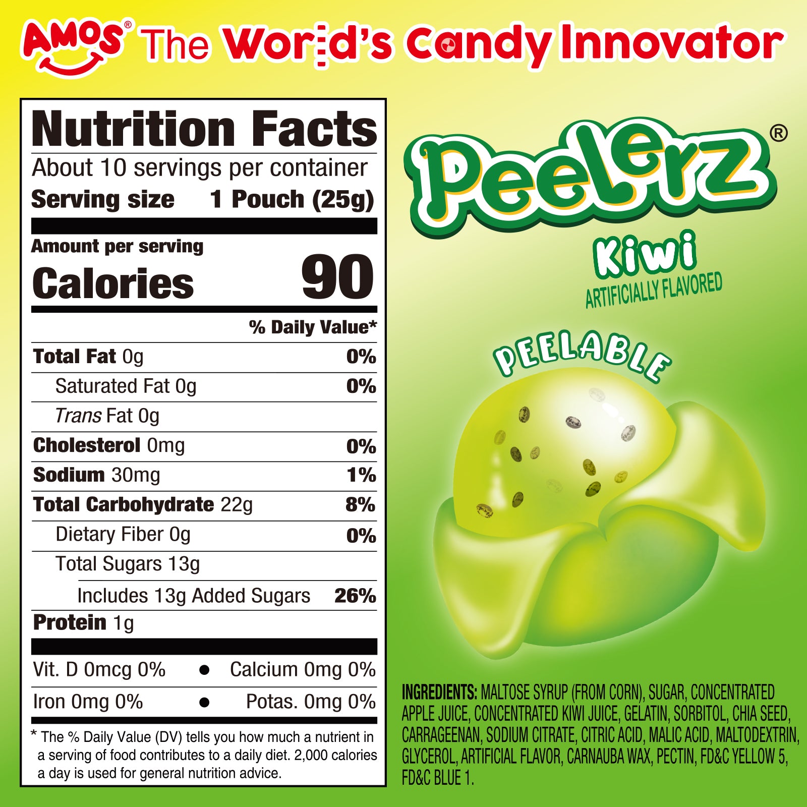 Peelerz - Peelable Gummy 6 Flavor Mix - 240g