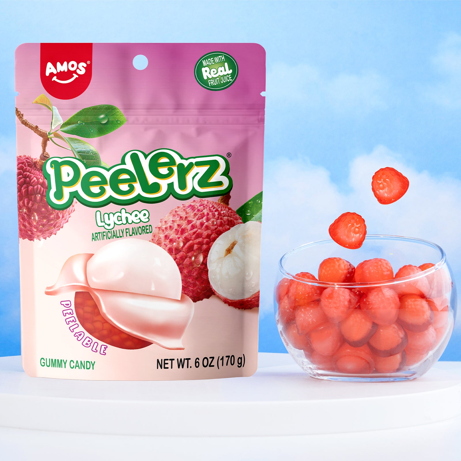 Peelerz - Peelable Gummy Lychee Flavor - 6oz