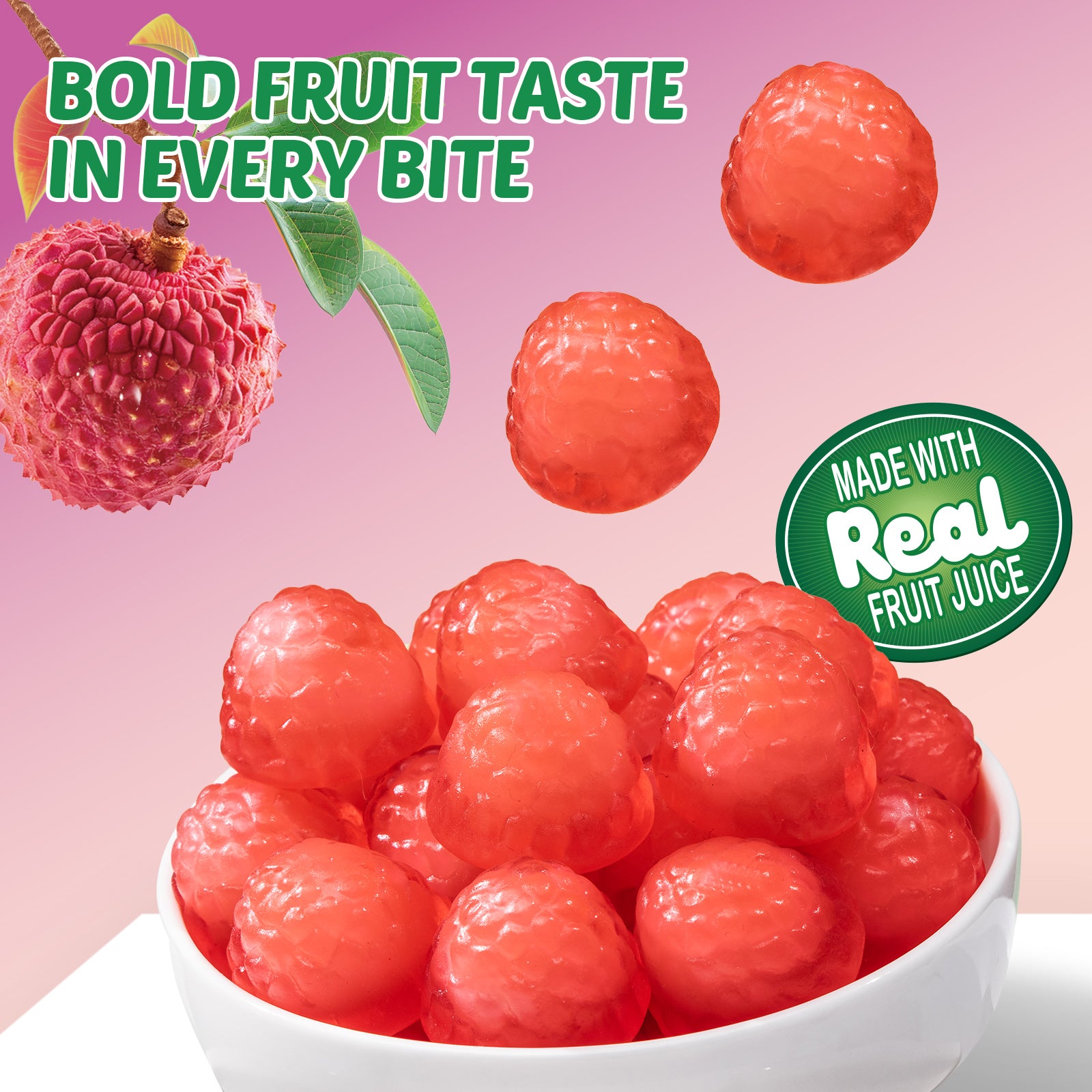Peelerz - Peelable Gummy Lychee Flavor - 6oz