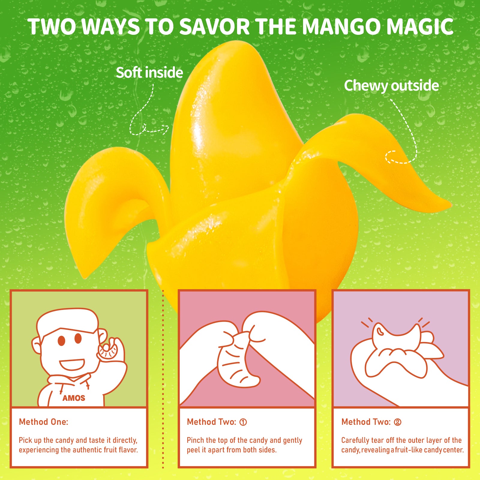 Peelerz - Peelable Gummy Mango Flavor - 6oz