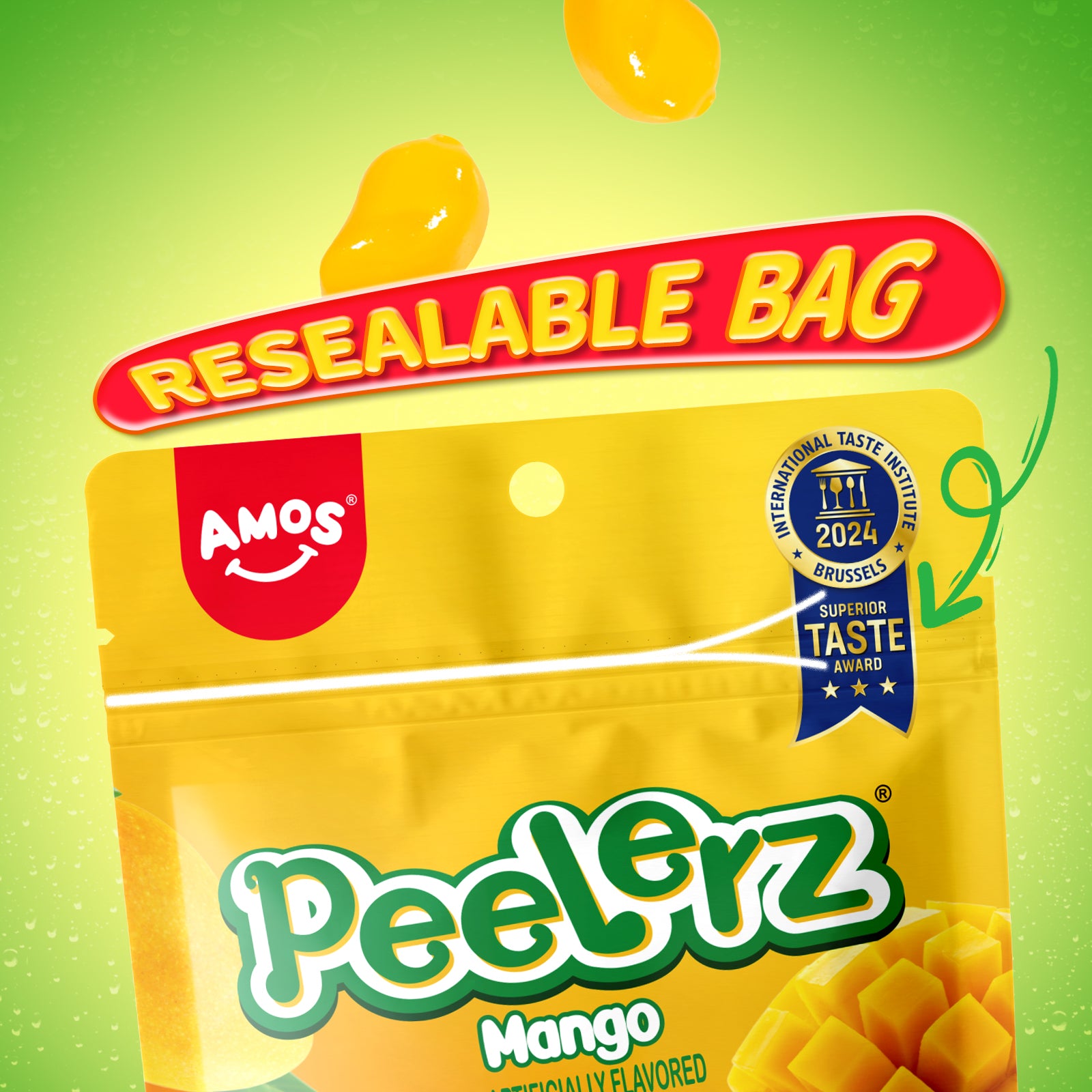 Peelerz - Peelable Gummy Mango Flavor - 6oz