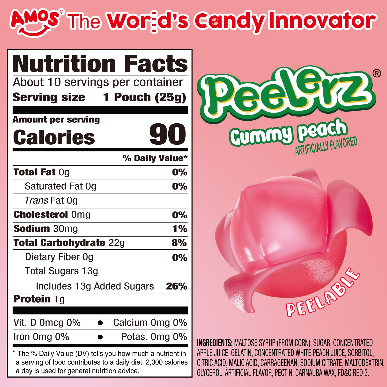 Peelerz - Peelable Gummy 6 Flavor Mix - 240g