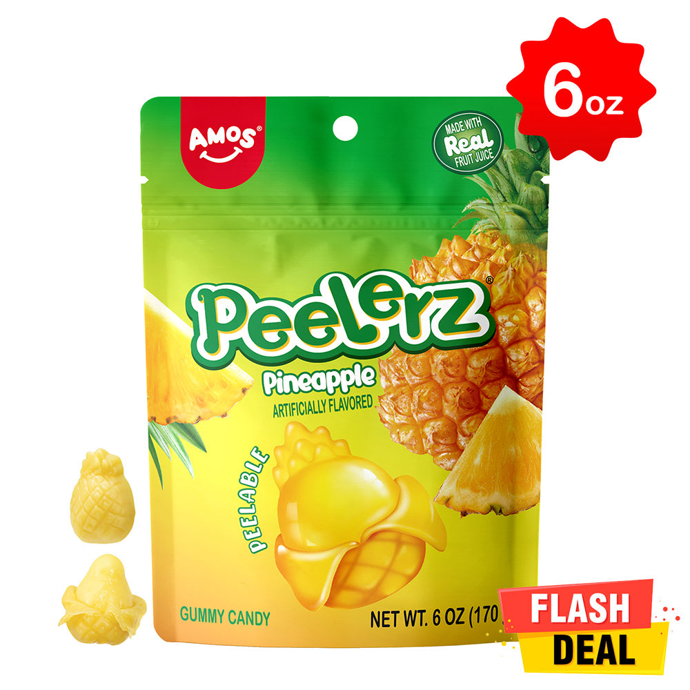 Peelerz - Peelable Gummy Pineapple Flavor - 6oz