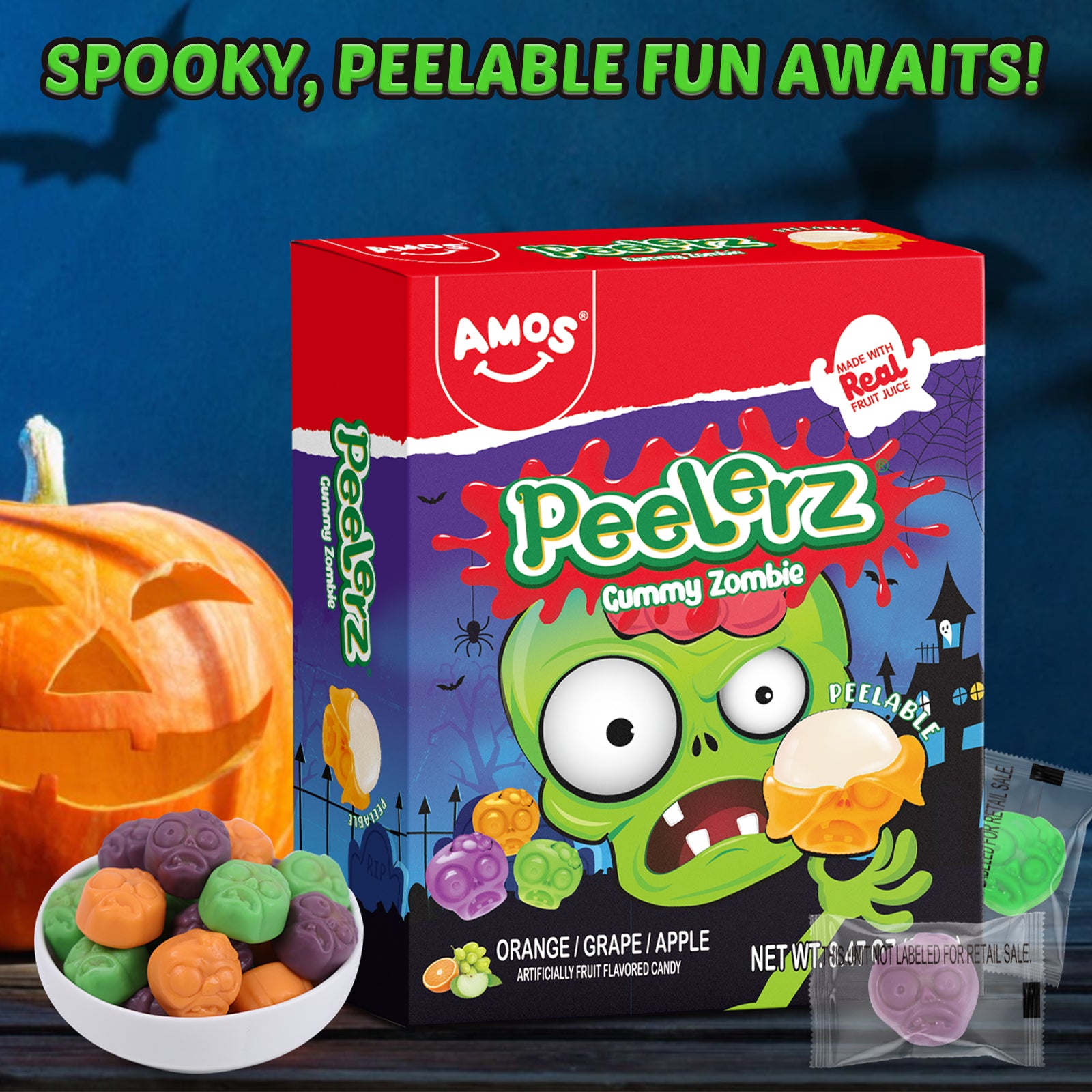 Peelerz - Peelable Gummy Zombie - 240g
