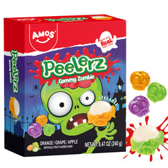 Peelerz - Bonbons pelables (nouveau mélange de saveurs - litchi + ananas + mangue) - 608 g 