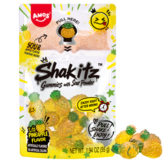 Shakitz - 4D Gummy with Sour Powder - 4D Pineapple Gummy