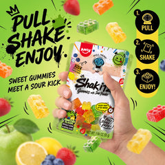 Shakitz - 4D Gummy with Sour Powder - Blocks Gummy