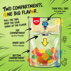 Shakitz - 4D Gummy with Sour Powder - Blocks Gummy