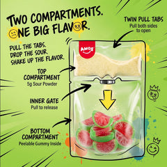 Shakitz - Gummy with Sour Powder - Peelerz Watermelon Gummy