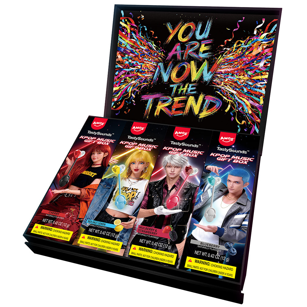 TastySounds - Kpop Music Lollipop 4 Flavor-Mix -Free shipping