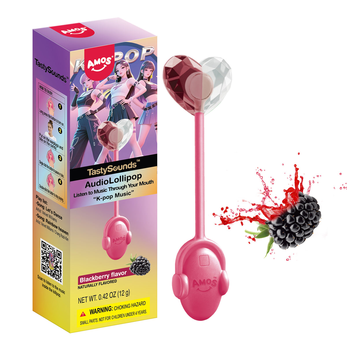 TastySounds - Music Lollipop Berry Flavor