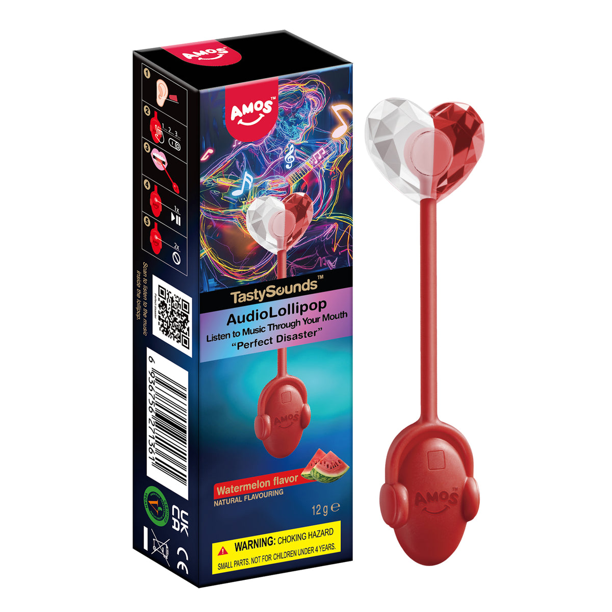 TastySounds - Music Lollipop Watermelon Flavor - 12g/pcs