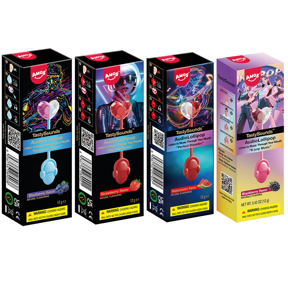 TastySounds - Music Lollipop 4 Flavor-Mix