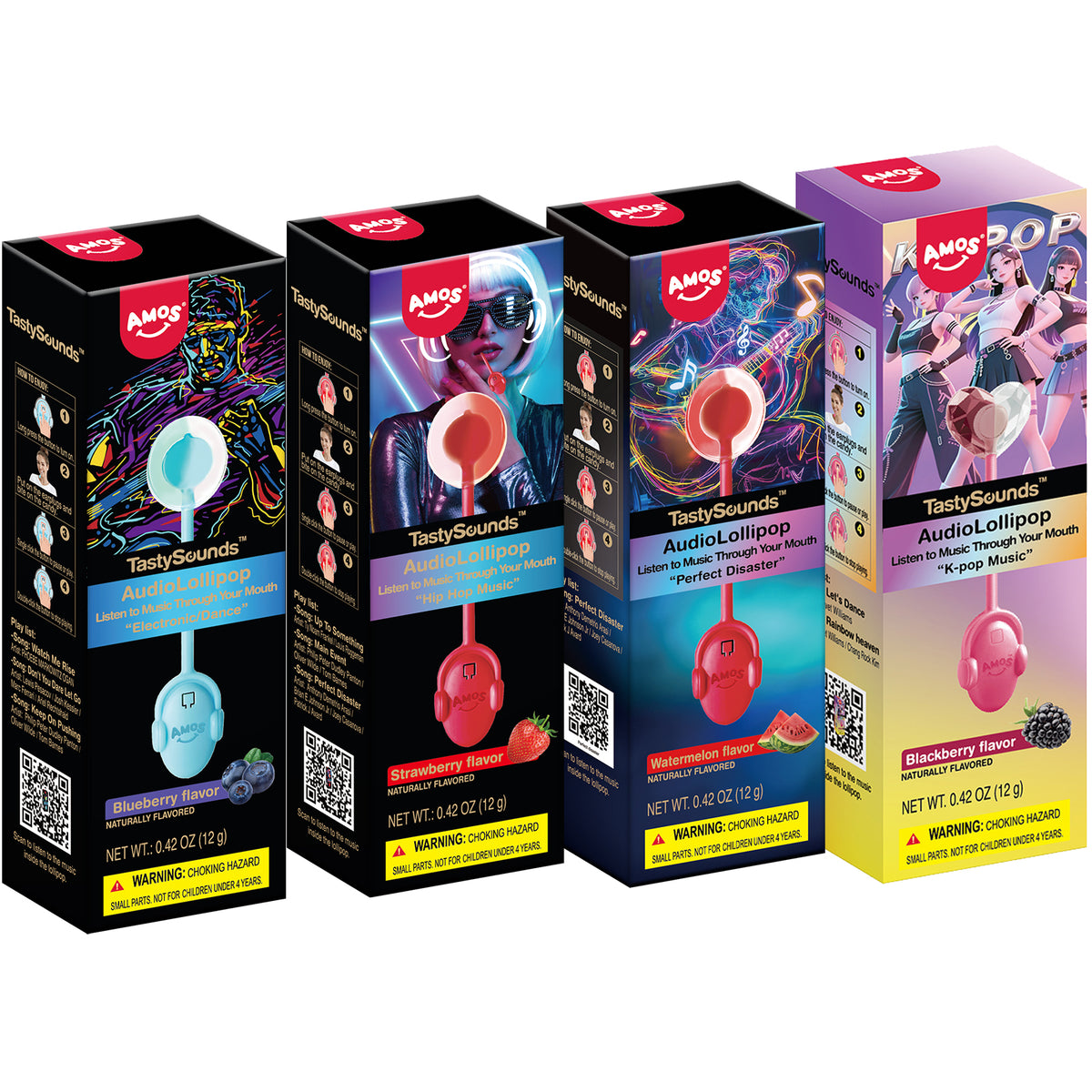 TastySounds - Music Lollipop 4 Flavor-Mix